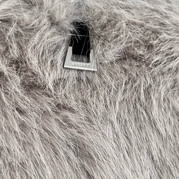 Apparis Gray Teddy Jacket Plush Faux Fur - Picture 6 of 11